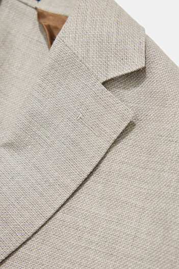 W Collection HAKİ DÜĞMELİ KETEN CEKET