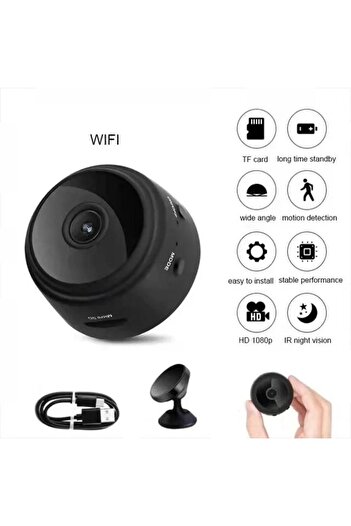 NEO Mini camera de supraveghere wireless WiFi 1080p Full HD prindere cu magnet Neo™ Camy-Cam®