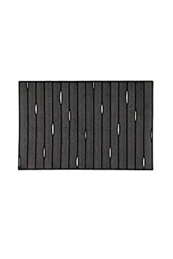 NN Rectangular placemat, 45x30 cm, Black
