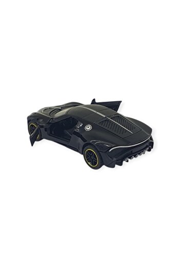 Sunman Pull and Drop Car Metal - 6643-06 - Black