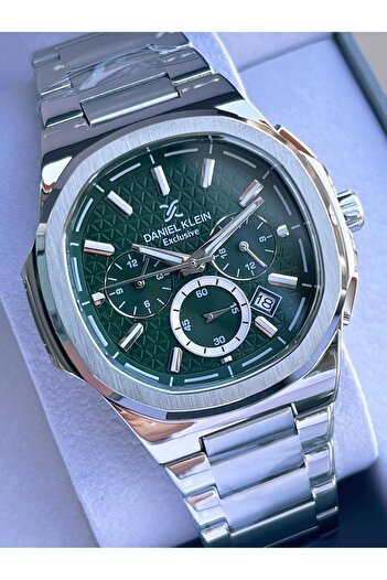 Daniel Klein 42mm Case Special Leather Boxed Steel Band Internal Functions Active 3 Atm Water Resistant Men's Wristwatch