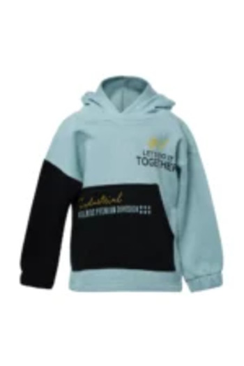 Mamboo Tracksuit for Boys with Hooded Sweatshirt and Thick Denim Pants