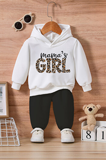 ADABEBEK Mama's Girl Printed Bottom Top Baby Set 24257