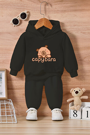 ADABEBEK Capybara Printed Bottom and Top Baby Set 24255