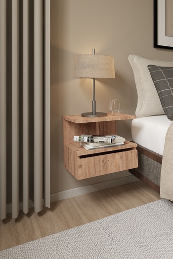 Decorfim Flora hanging chest of drawers – Modern design with a drawer and shelf, ideal for the bedroom