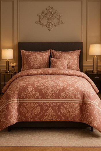 SAPPHIRE King Size Bedsheet in Elegant Pink with 2 Pillow Cases–Premium Crystal Cotton Fabric,Soft & Durable,