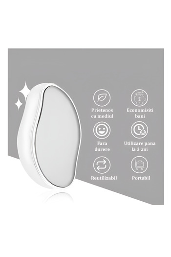 NEO Crystal Epilator, for Long-Lasting Hair Removal, Silver, Neo™