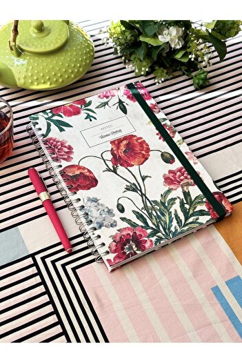STOREMAX Polysight Journals Hard Cover Spiral Notebook 20X28 Cm.90 Gr. 120 Sheets 40 Lines Trendzap 467437