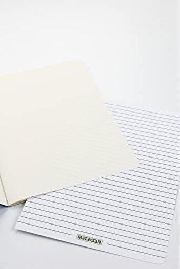 STOREMAX Snshop Notes 17X24 cm Thread Stitched Notebook with Cardboard Cover, 32 Sheets, Plain, Black 467437