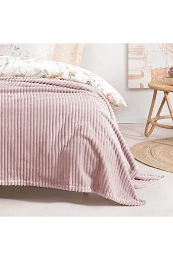 STOREMAX Snshop Bedding Holly Wellsoft Blanket Double - Powder 467437