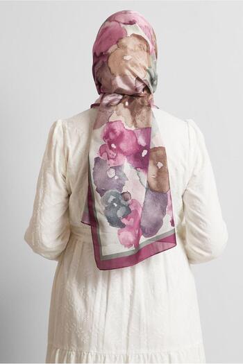 Alvina Patterned Voile Shal 8573
