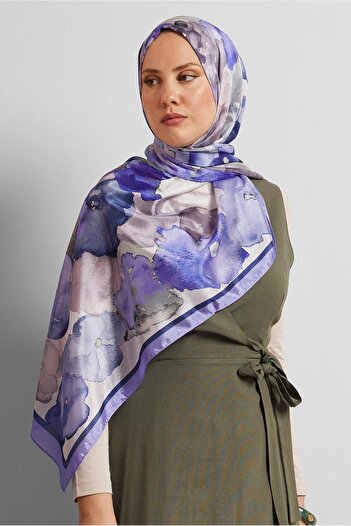 Alvina Patterned Voile Shal 8573