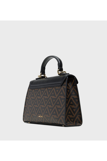 Aldo Alola Monogram Patterned Top Handle Bag