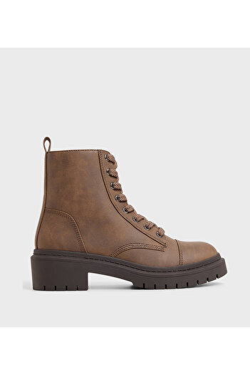 Aldo Brown Women'S Goer Lace Up Ankle Boots