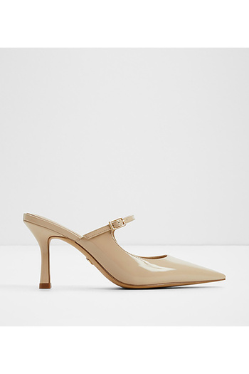 Aldo Cincinnati Buckle Detail Mule Pumps