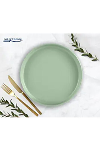 Heinner Yvonne dessert plate, ceramic, 20 cm, Green
