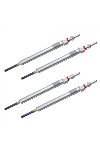 Bosch Set 4 glow plugs for Audi A1, A3, A4, A5, A6, A7 Sportback, A8, Q2, Q3, Q5, Q7, Q8, TT