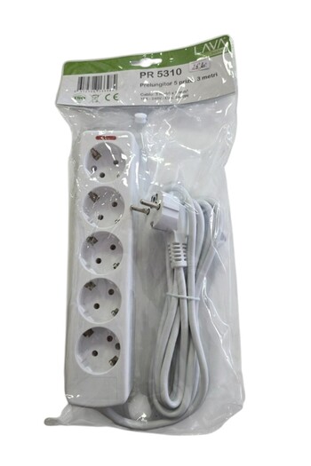 Lava 5-outlet extension cord