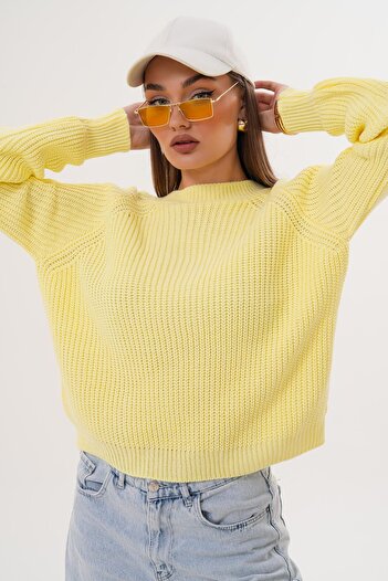 ŞİMAL Women's Half Fisherman Knitwear Knitted Sweater 255083 -