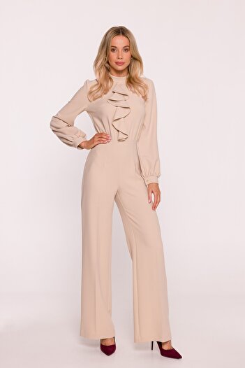 Stylove Elegant jumpsuit with jabot