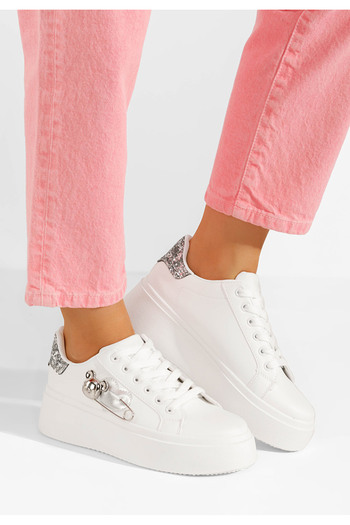 B T Shoes Bílé dámské tenisky Avianni V2