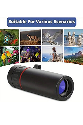 Generic Adult Professional HD Remote Monocular - Pocket Mini Portable Telescope for Outdoor Camping Hunting