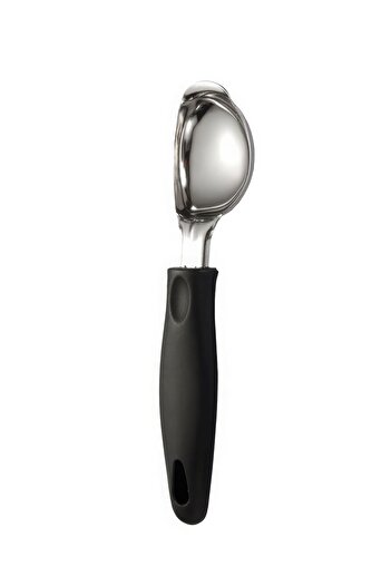 Chavin Black Stainless Steel Ice Cream Fruit Puree Scooping Spoon Mt200Sy