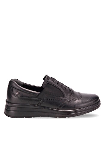 Forelli Carla-H 21321 Black Skin Leather Comfort Women's Shoes