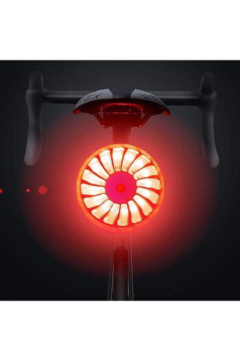 LittleDomi Stop Bicicleta Inteligent, 5 Moduri de Lumina, SMD LED, Senzor Franare, IP65 Rezistent la Apa