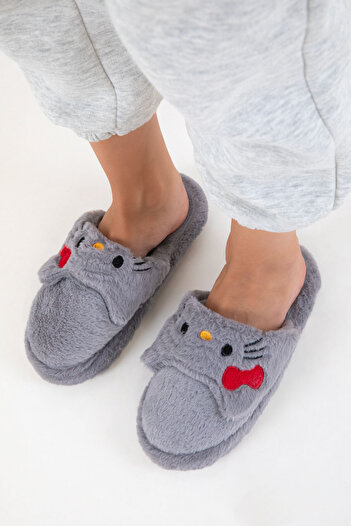 SOHO Gray Women's House Slippers 20871