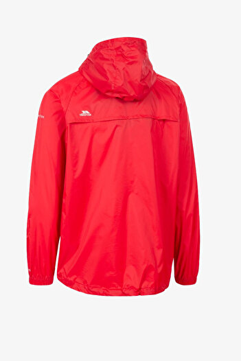Trespass Unisex Red Qikpac Jacket - Unisex Packaway Jkt Tp75 Raincoat Uajkrai10001-Red