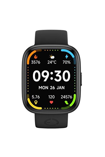 MAXCOM Smartwatch EcoWatch 6, 1.83" TFT-LCD, IP68, Weather, Calculator, Notifications (Black)