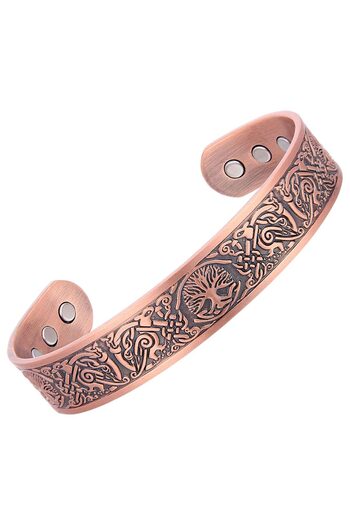 XTERRA THERAPEUTIC MAGNETIC BRACELET MADE OF 99.99% PURE COPPER WITH 6 NEODYMIUM MAGNETS | Model VS739