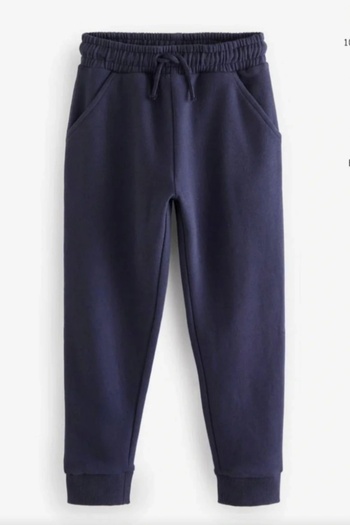 Kidmark Çocuk Modası Unisex Navy Blue Sweatpants with Elastic Waistband