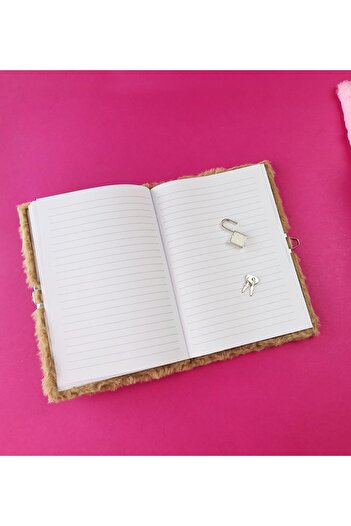 Gift Moda Capybara Sukişi Locked Diary Notebook with Cover