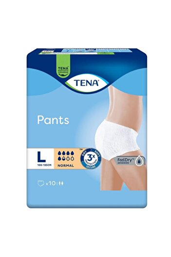 TENA Pants Normal Large diapers, 10 pieces,