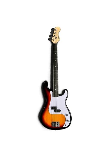 Unistar PB 100-SB-KIT Sunburst Bass Guitar with Accessory Kit