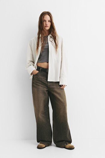 Pull & Bear STWD çizgili gömlek
