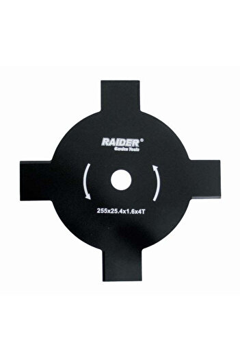 Raider Metal Blade Ø255x25.4mm with 4 Teeth for Brush Cutter, 110229