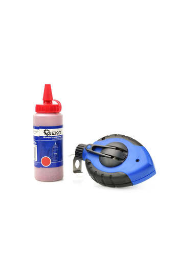 GEKO Set fir pentru trasare 30 m cu creta rosie 115g, G29042
