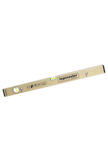 Topmaster Aluminum Magnetic Level with 2 Bubbles 1500mm,