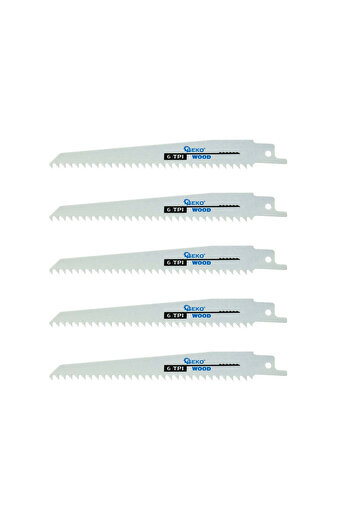 GEKO Set 5 blades for saw 150mm 6 TPI, G33130