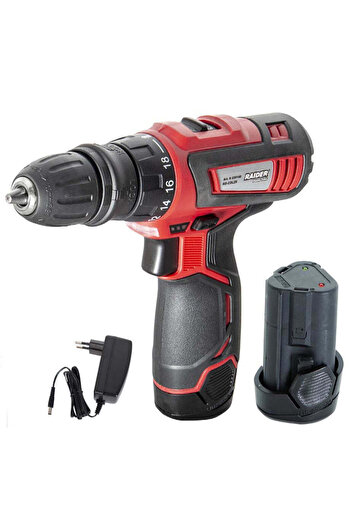 Raider Masina de gaurit/insurubat 12V 2x1.5Ah 28Nm RD-CDL26, 030148