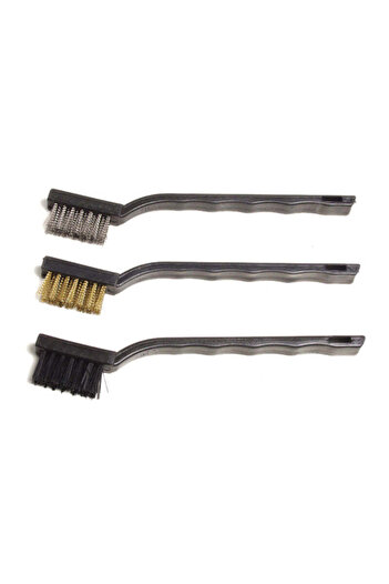 Gadget Set 3 mini wire brushes, 340504