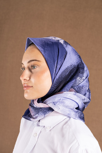 Akel Decode Scarf Pastel Pattern