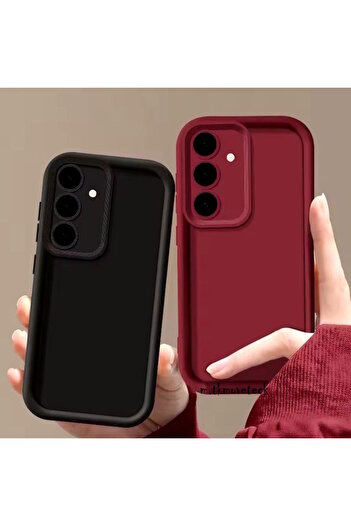 m.tk moveteck Samsung Galaxy A17 Case Soft Launch Silicone Camera-Protected Protruding 3D Thick Edge Cover