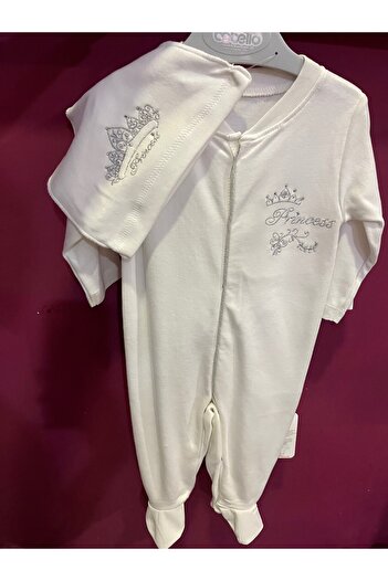 Bebek Bebetto Princess Jumpsuit with Hat and Booties