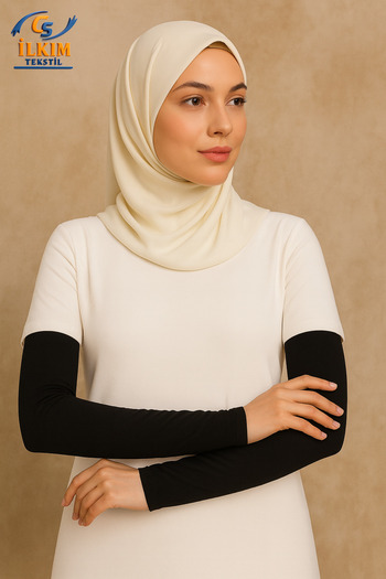 cs ilkim Cs İli̇m Women's Hijab Lycra Prayer Sleeves