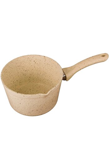 ELEGANT HOME Granite casserole for boiling milk and preparing sauces, 16 cm