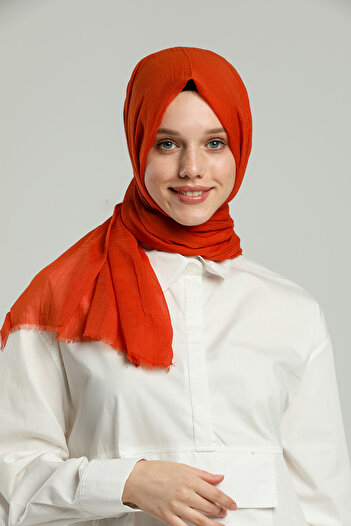 Arwella Orange Sima Dubai Shawl
